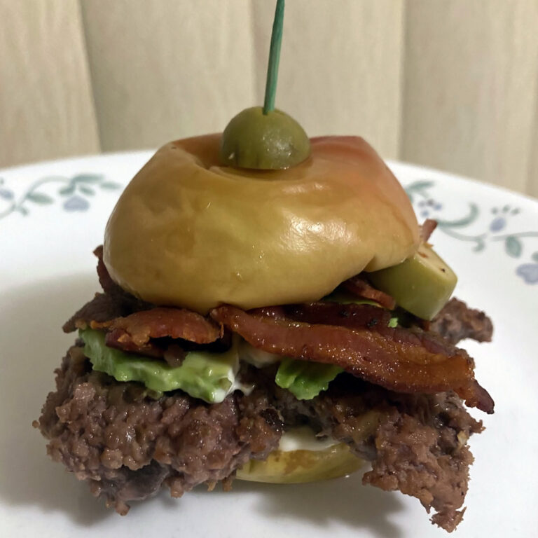 Apple Bun Burger - Dom's Munchies